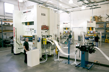 AIDA Servo Presses at Metalstamp Inc.