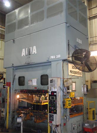 Used Progressive Die Press, AIDA PMX-300
