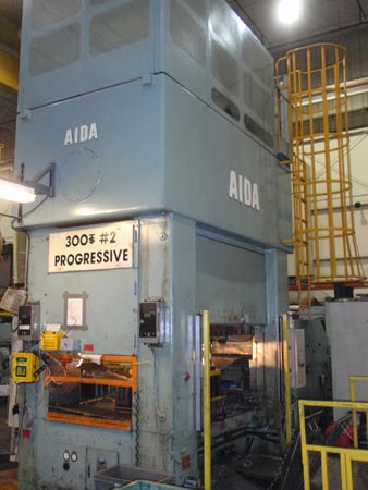 Used Progressive Die Press, AIDA PMX-300