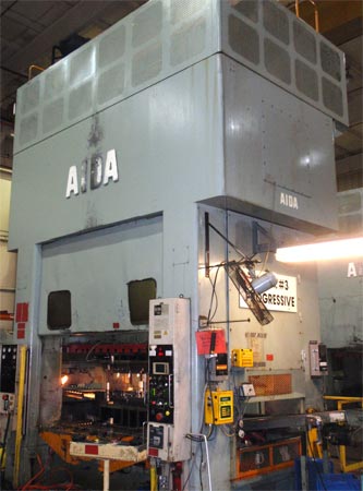 Used Progressive Die Press, AIDA PMX-400