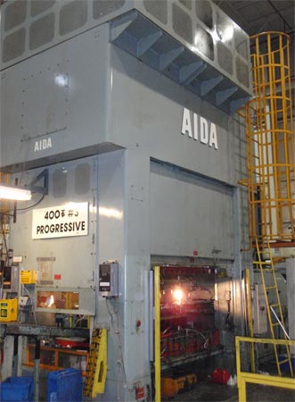 Used Progressive Die Press, AIDA PMX-400