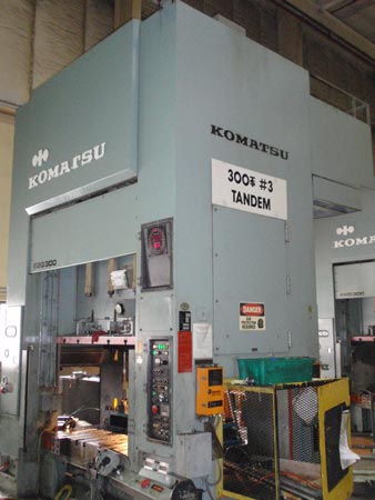 Used Straightside Press, Komatsu E2G300