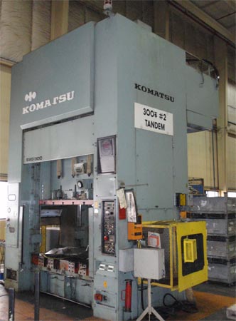 Used Straightside Press, Komatsu E2G300
