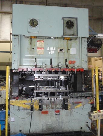 Used Gap Frame Press, AIDA NC2-200