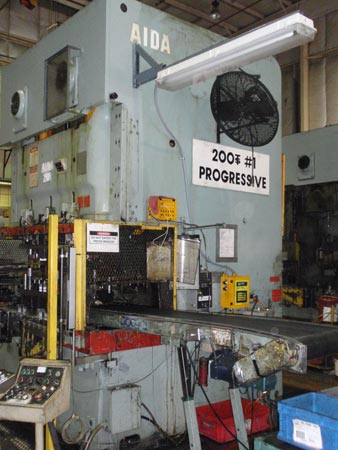 Used Gap Frame Press, AIDA NC2-200