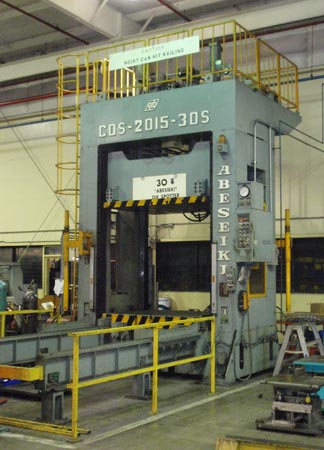 Used Hydraulic Die Spotting Press, Abeseiki 2015-30S
