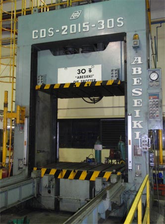 Used Hydraulic Die Spotting Press, Abeseiki 2015-30S