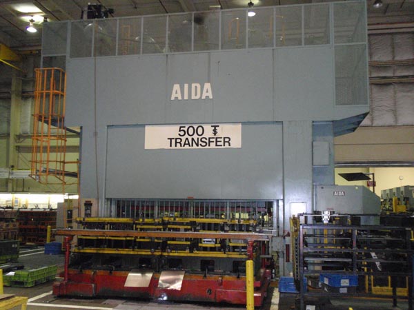Used Transfer Press, AIDA TMX-500