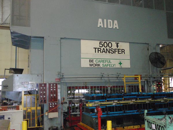 Used Transfer Press, AIDA TMX-500