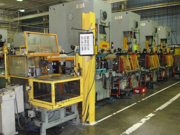 Used Gap Frame Press Line, NC1-150(x4)