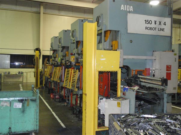 Used Gap Frame Press Line, NC1-150(x4)