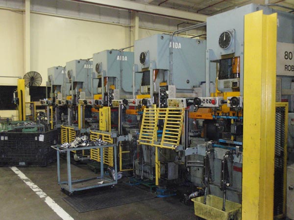 Used Gap Frame Press Line, NC1-80(x4)