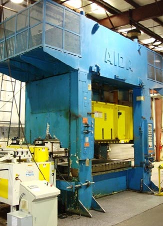 Used Straightside Press, AIDA P-800
