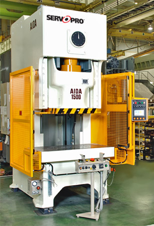 Stock Gap Frame Servo Press, AIDA NC1-1500(D)
