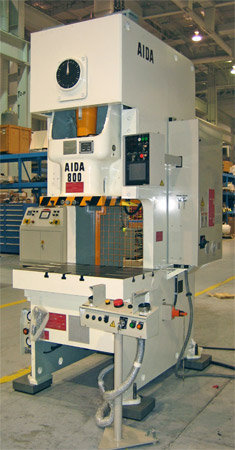 Stock Gap Frame Press, AIDA NC1-800