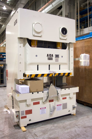 Stock Gap Frame Press, AIDA NC2-1600