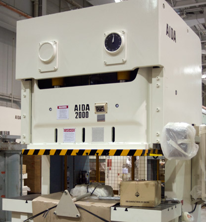 Stock Gap Frame Press, AIDA NC2-2000