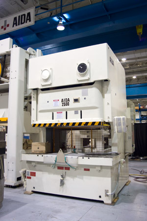 Stock Gap Frame Press, AIDA NC2-2500